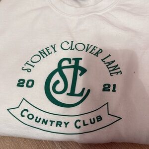 stoney clover lane country club sweatshirt 💚 size XL